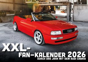XXL-DinA2 Fan-Kalender 2026 - Modell: Audi Cabrio
