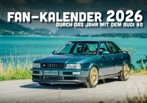 DinA3 Fan-Kalender 2026 - Modell: Audi 80