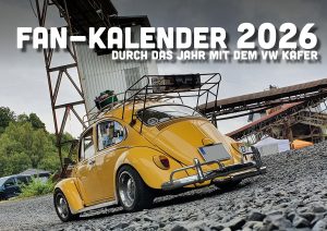 DinA3 Fan-Kalender 2026 - Modell: VW Käfer