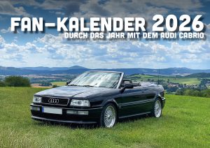DinA3 Fan-Kalender 2026 - Modell: Audi Cabrio