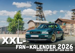 XXL-DinA2 Fan-Kalender 2026 - Modell: Audi 80