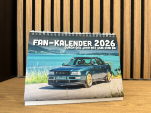 Tischkalender Fan-Kalender 2026 - Modell: Audi 80