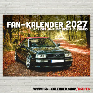 DinA3 Fan-Kalender 2027 - Modell: Audi Cabrio