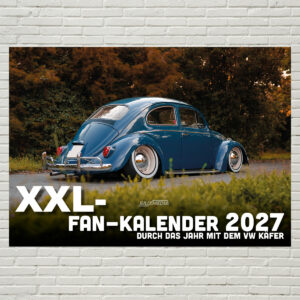 XXL-DinA2 Fan-Kalender 2027 - Modell: VW Käfer